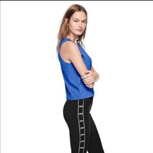 Vs pink blue mesh tank top